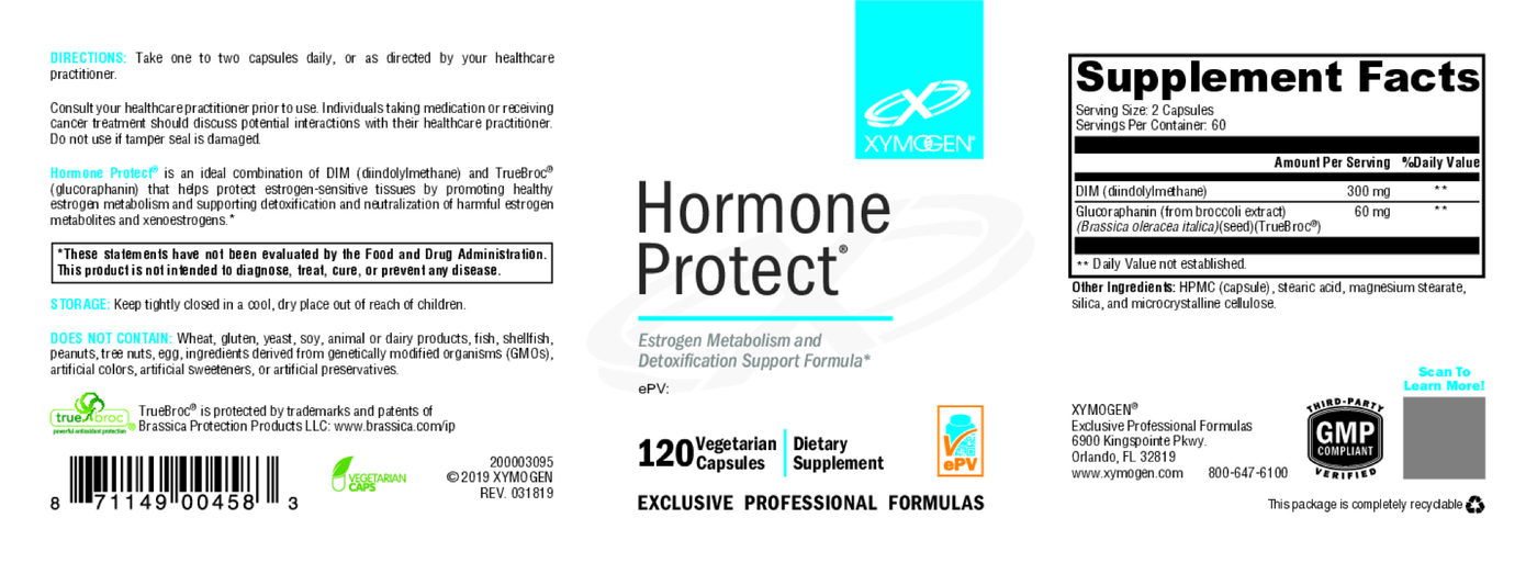 Hormone Protect 120 Capsules Curated Wellness