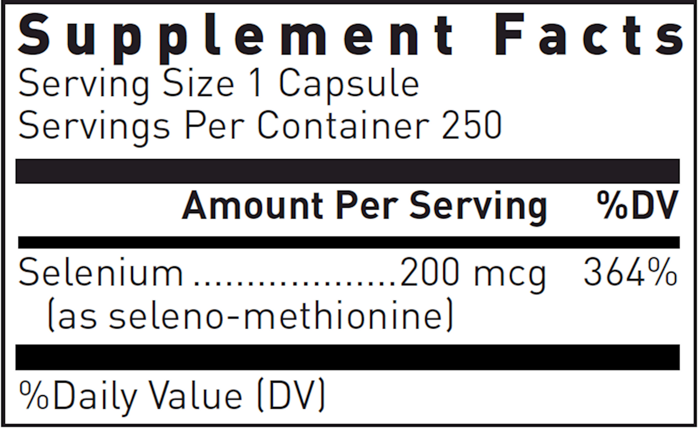 Seleno-Methionine 200 mcg  Curated Wellness
