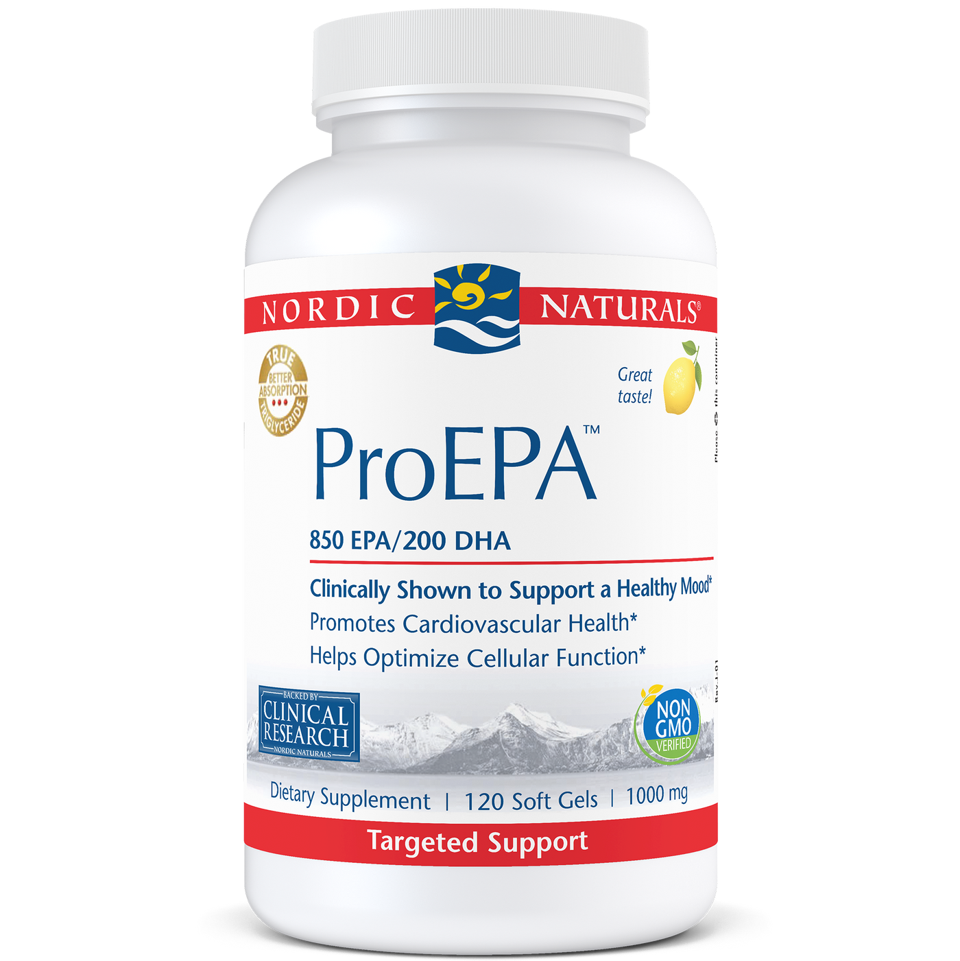 ProEPA (Lemon Flavor) 120 gels Curated Wellness