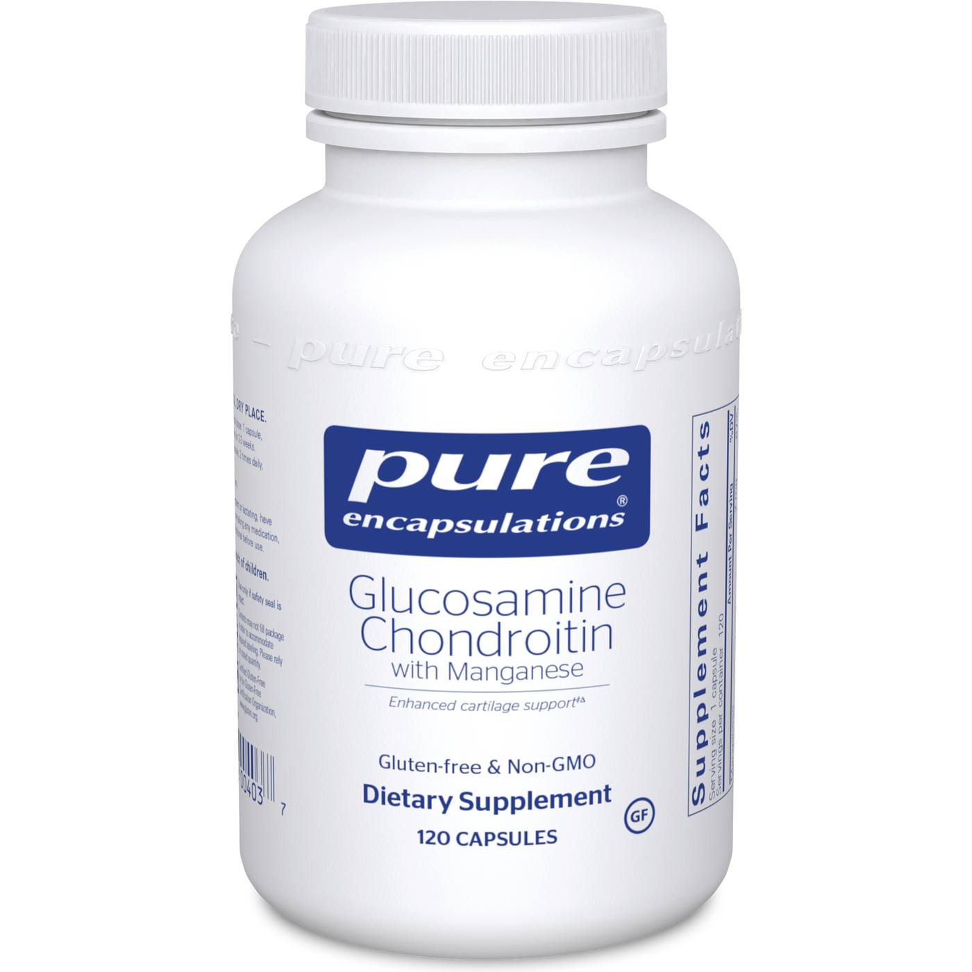 Glucosamine Chondroitin w/Manga 120vcaps Curated Wellness