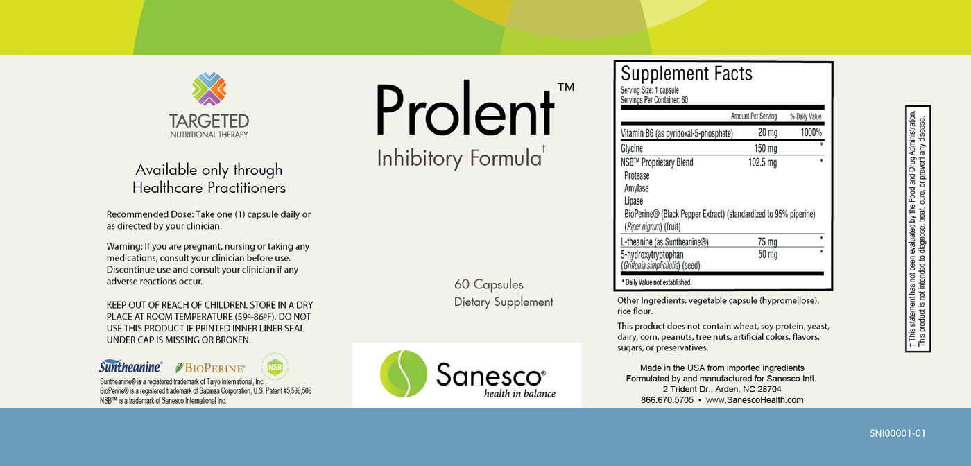 Prolent 60 capsules Curated Wellness