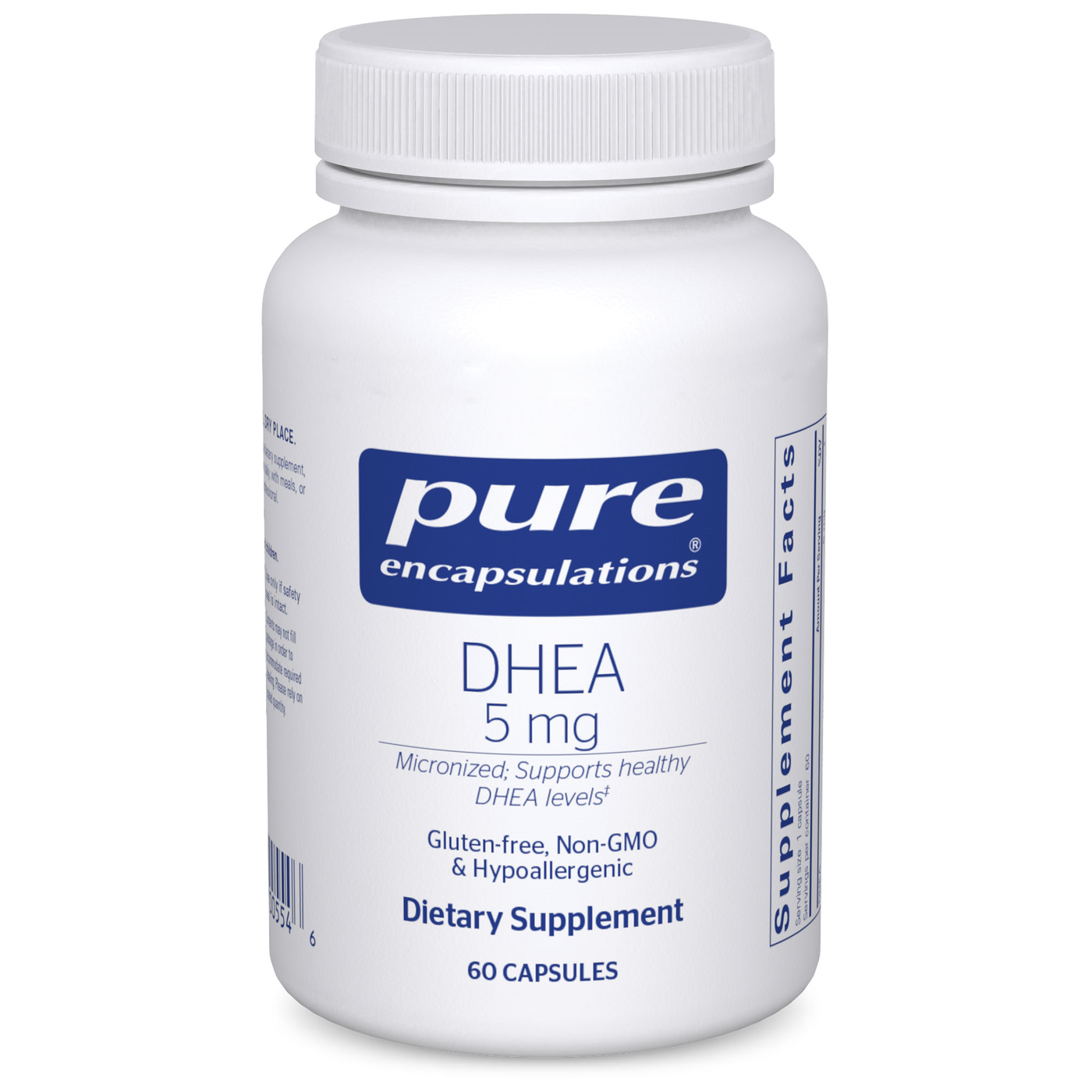 DHEA (micronized) 5 mg 60 vcaps Curated Wellness