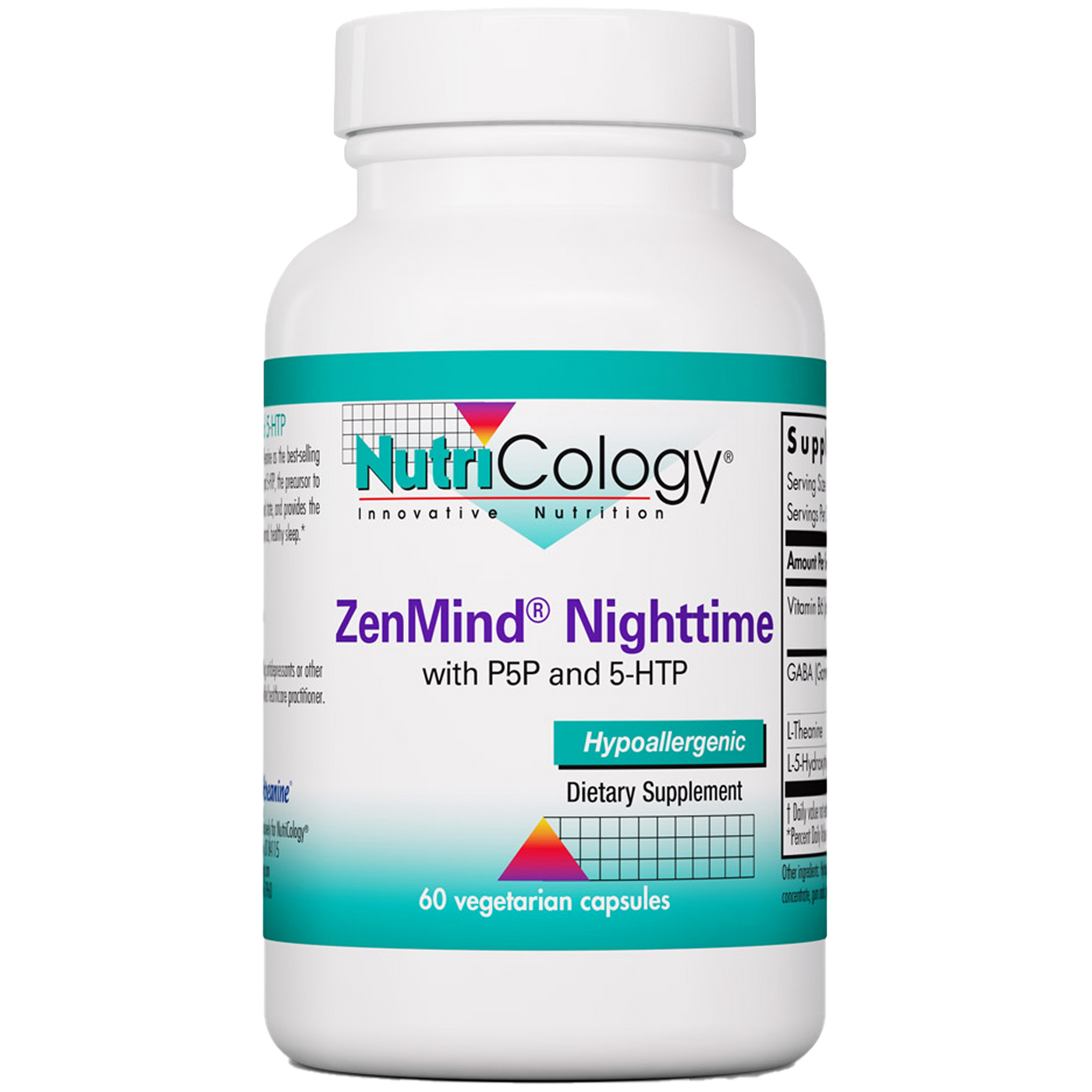 ZenMind Night w P5P and 5-HTP  Curated Wellness