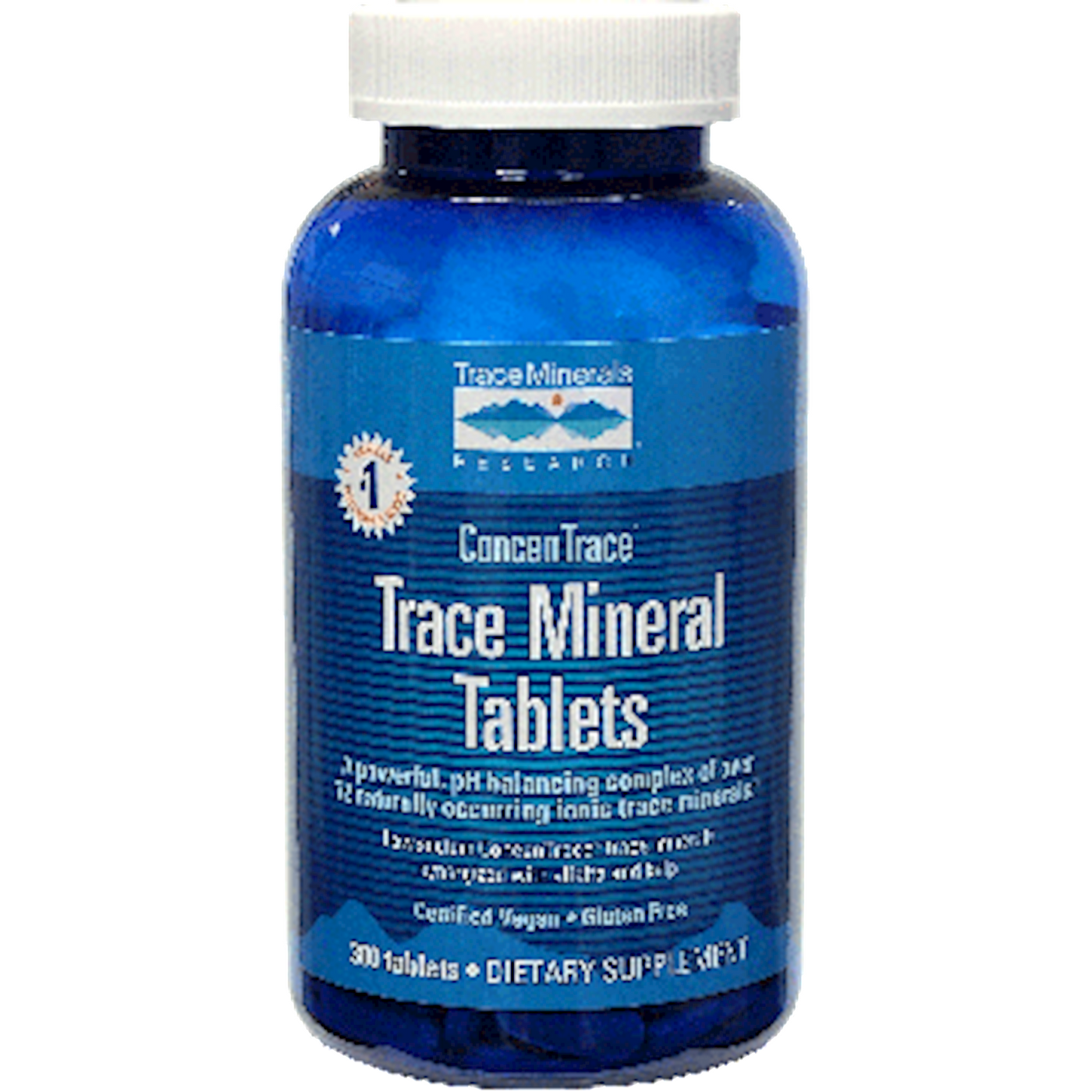 Trace Mineral Tablets 300 tabs Curated Wellness