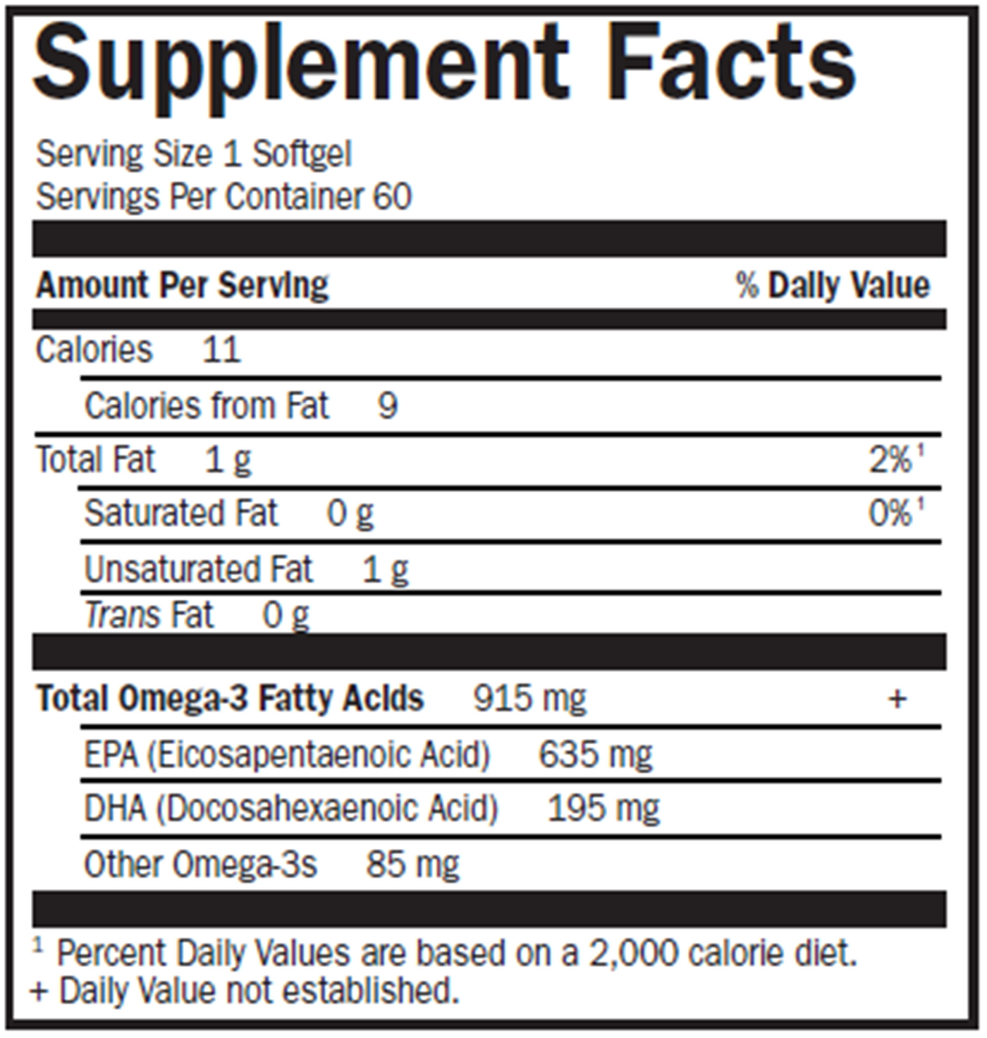 CardiO-3 Orange Flavor 60 gels Curated Wellness