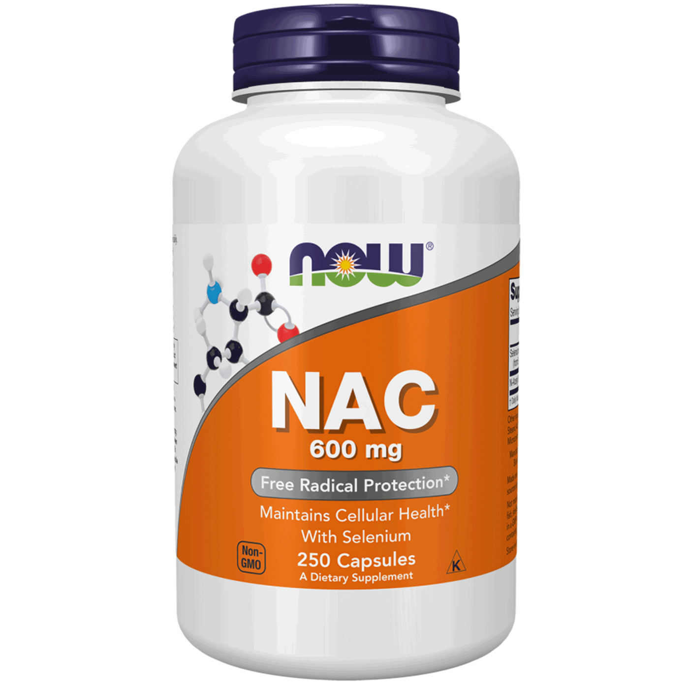 NAC 600 mg 250 vcaps Curated Wellness