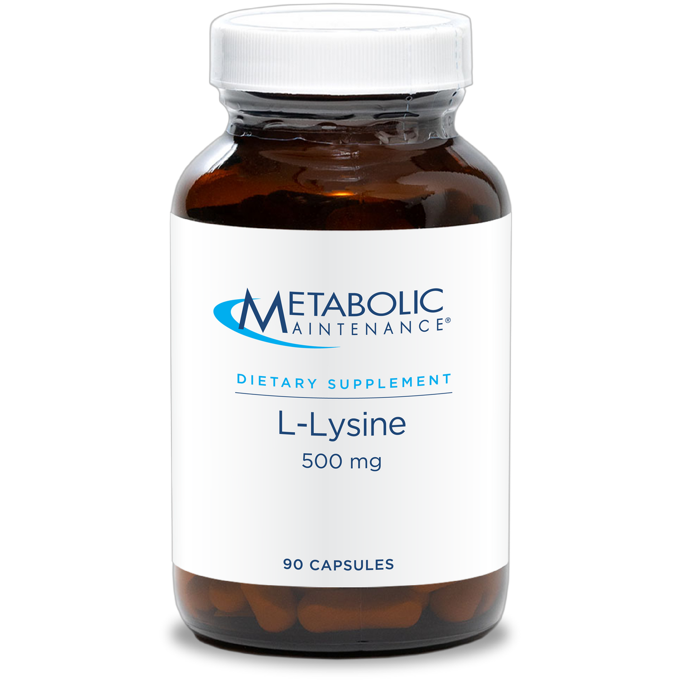 L-Lysine 500 mg 90 caps Curated Wellness