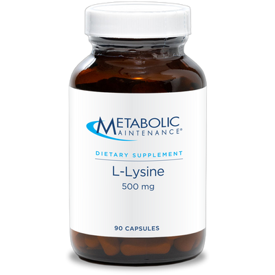 L-Lysine 500 mg 90 caps Curated Wellness