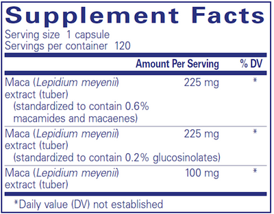 Maca-3 120 caps Curated Wellness