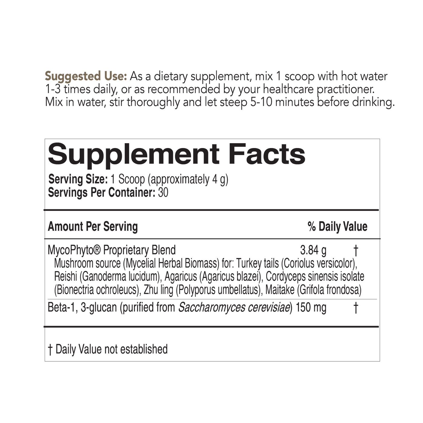 MycoPhyto Complex Powder 120 gms Curated Wellness