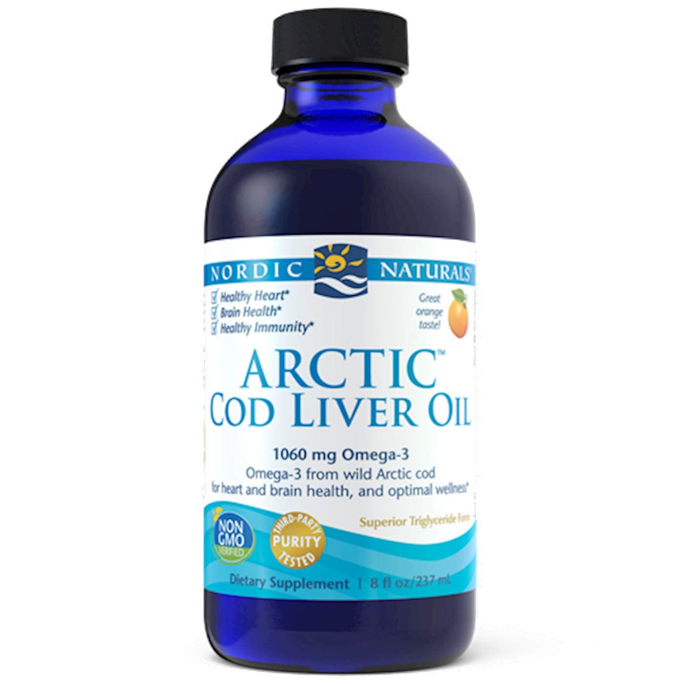 Arctic Code Liver Oil Orange 8 fl oz Curated Wellness