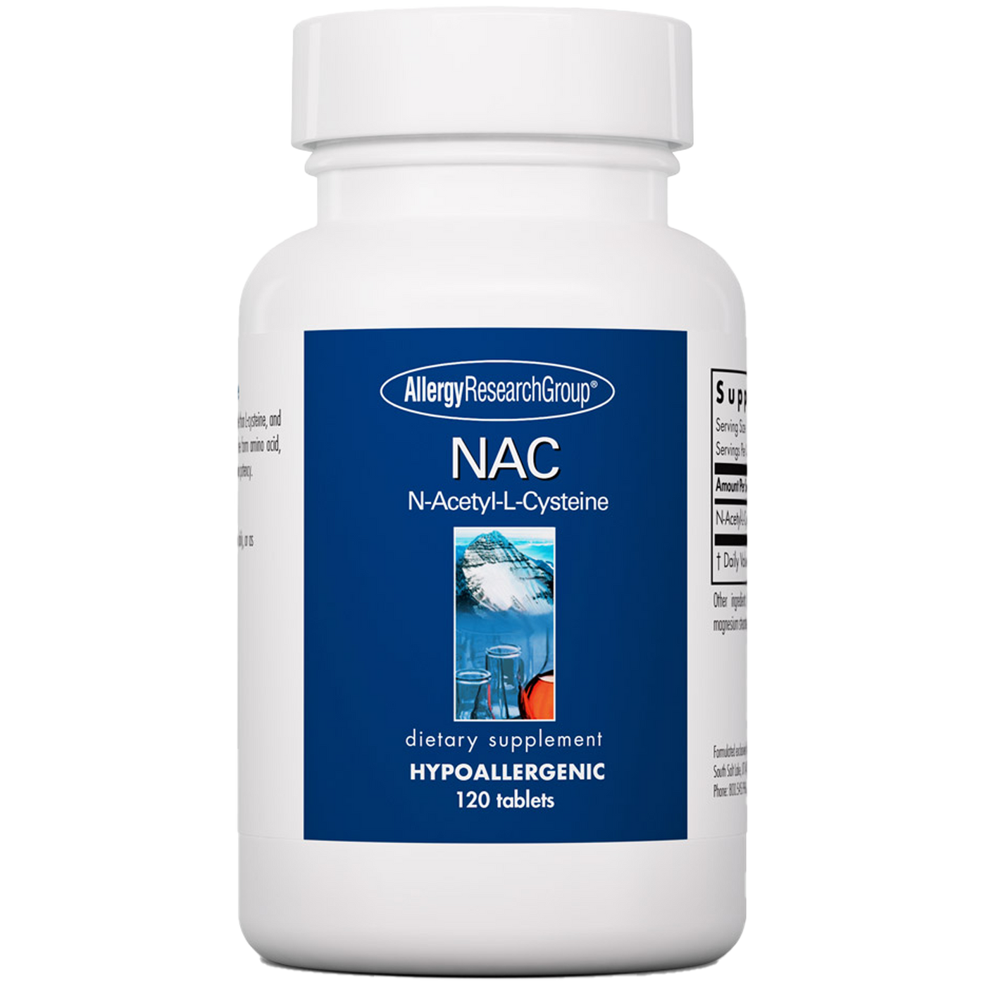 NAC N-Acetyl-L-Cysteine 500 mg  Curated Wellness