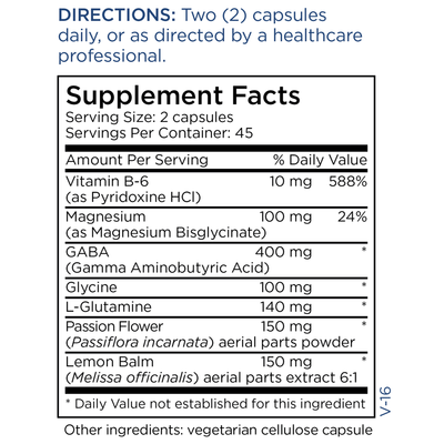 Stress Maintenance 90 caps Curated Wellness