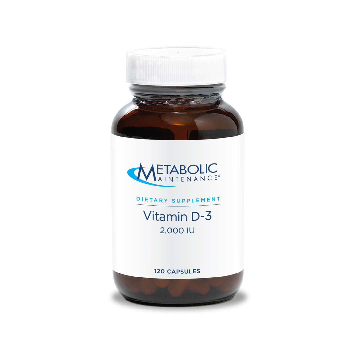 Vitamin D-3 2000 IU 120 caps Curated Wellness