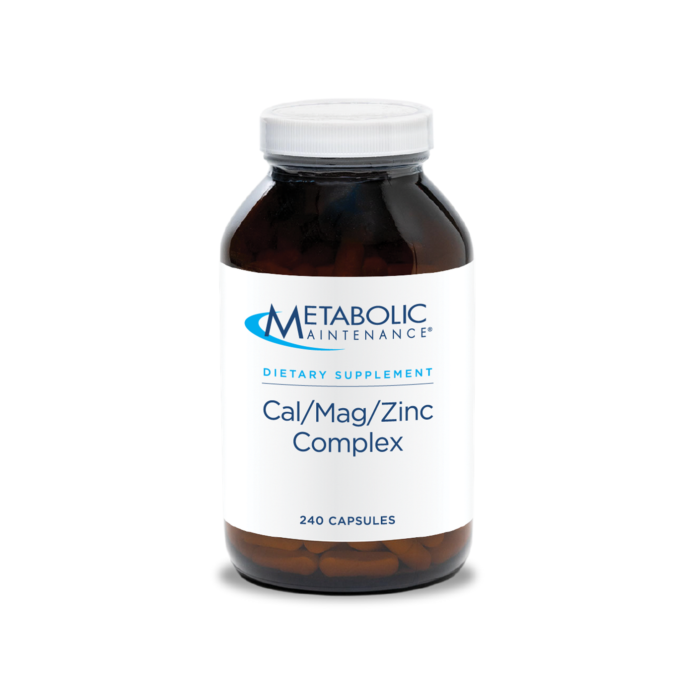 Cal/Mag/Zinc Complex 240 caps Curated Wellness