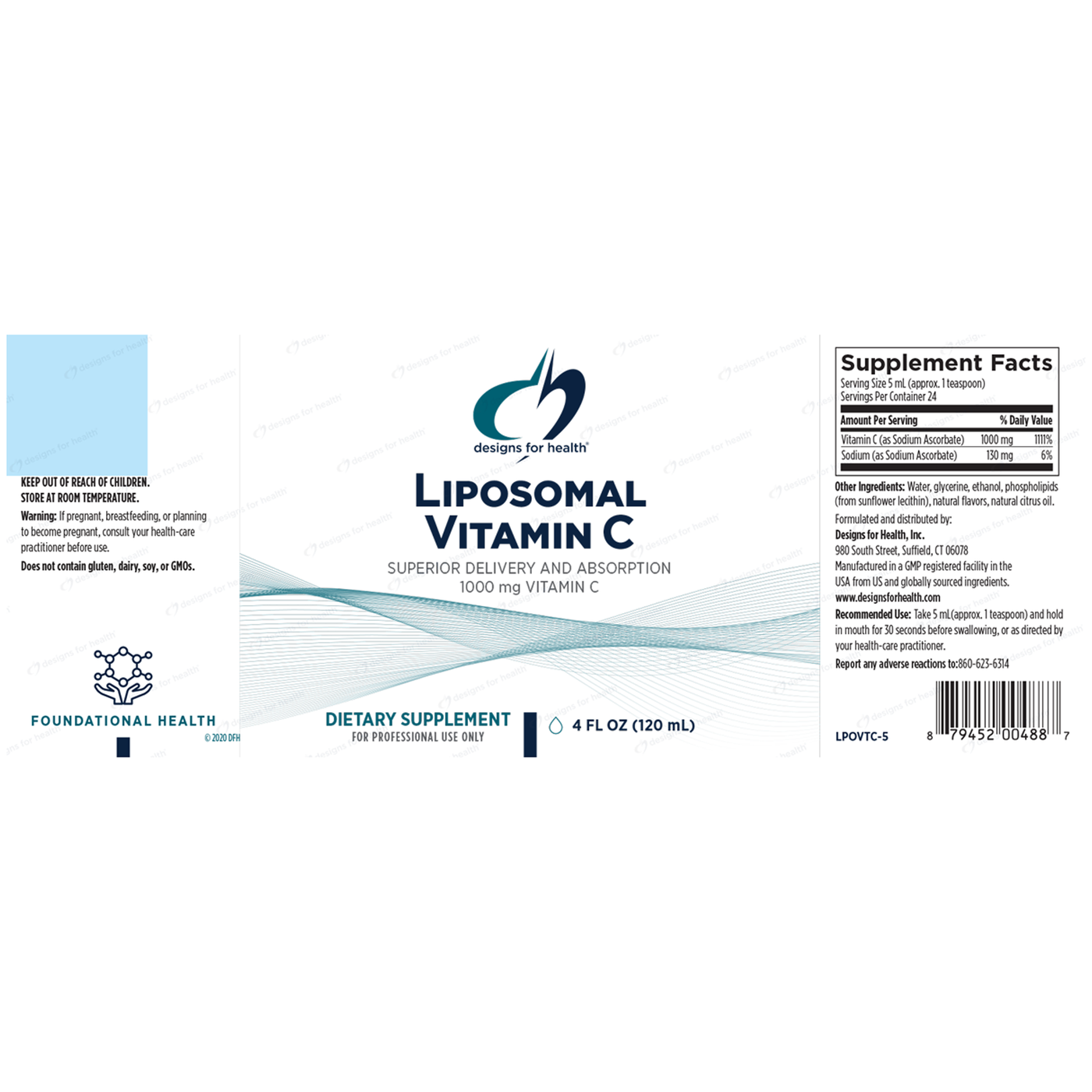 Liposomal Vitamin C 4 fl oz Curated Wellness