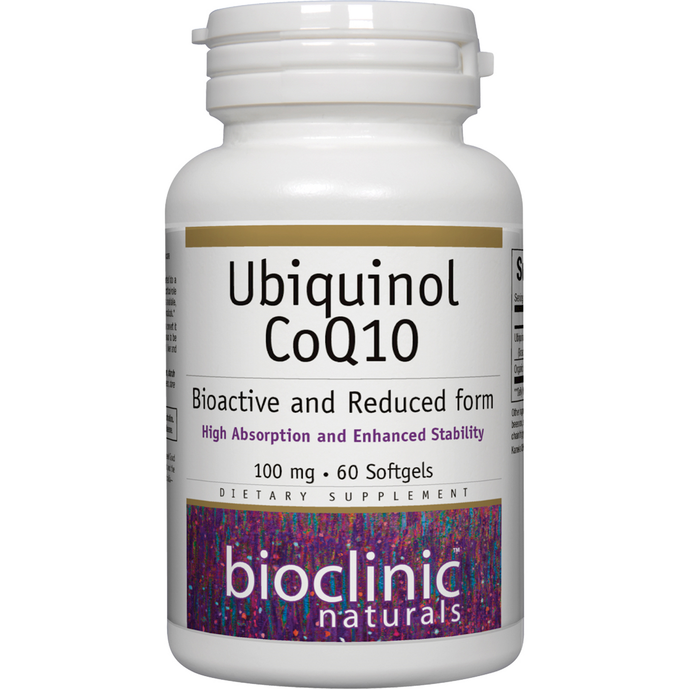 Ubiquinol CoQ10 100 mg  Curated Wellness