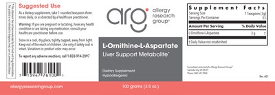 L-Ornithine-L-Aspartate 100 gms Curated Wellness