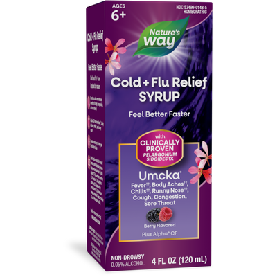 Umcka Cold+Flu Syrup Berry  Curated Wellness