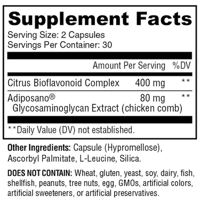Metabolic Support caps 60ct Curated Wellness