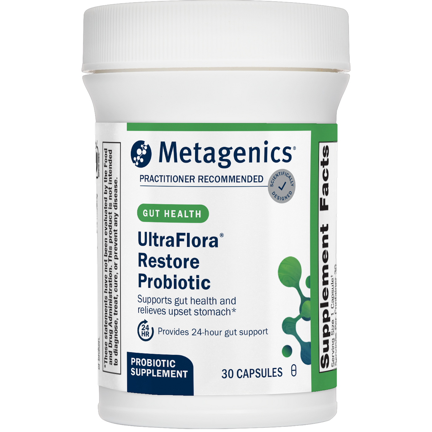 UltraFlora Restore 30 vcaps Curated Wellness