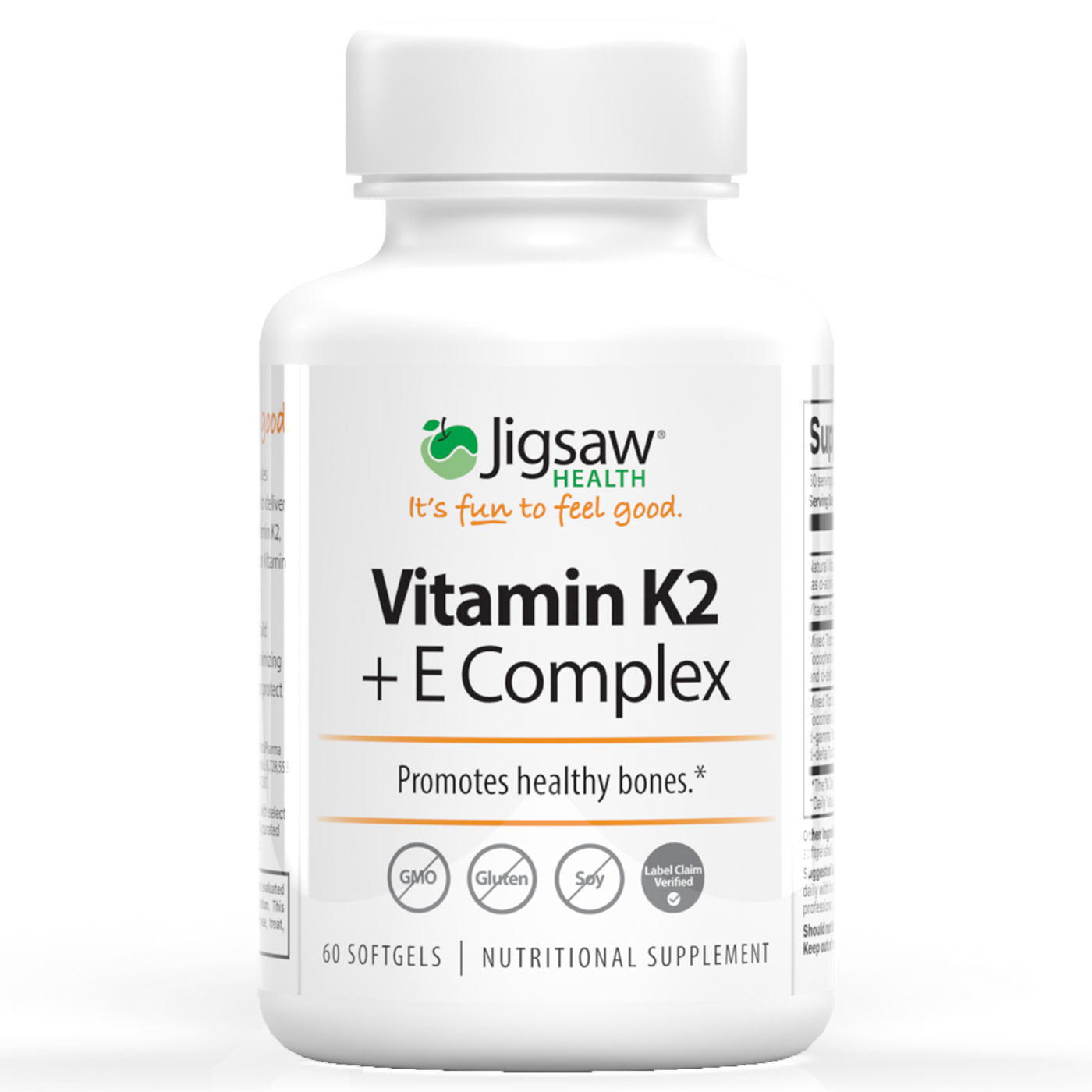 Vitamin K2 + E Complex  Curated Wellness