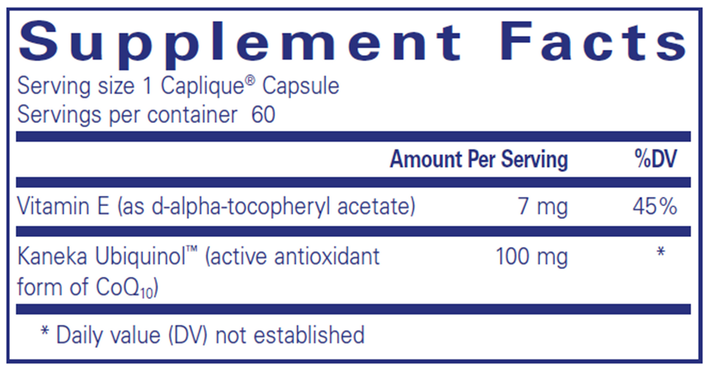 Ubiquinol VESIsorb  Curated Wellness