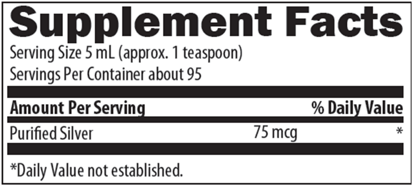 Silvercillin Liquid 16 fl oz Curated Wellness