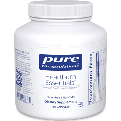 Heartburn Essentials 180 caps Curated Wellness