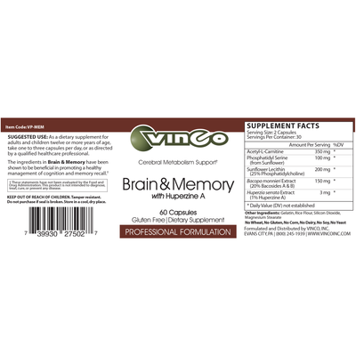 Brain Memory  Curated Wellness