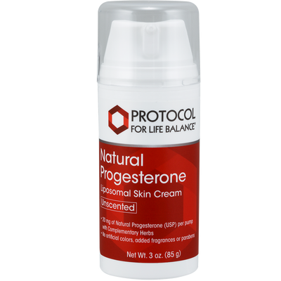 Progesterone Cream w/ Pump  Curated Wellness