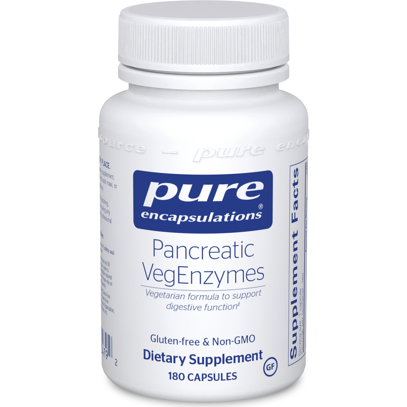 Pancreatic VegEnzymes 180 vcaps Curated Wellness