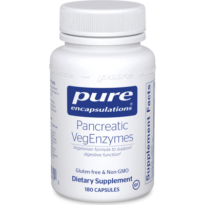 Pancreatic VegEnzymes 180 vcaps Curated Wellness