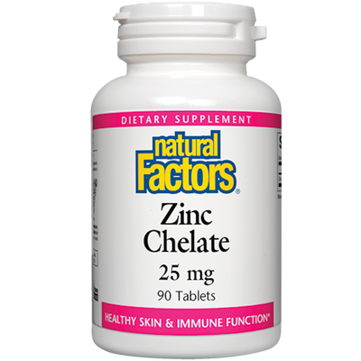 Zinc Chelate 25 mg  Curated Wellness