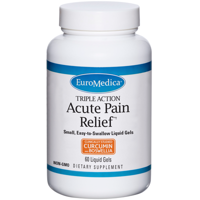 Acute Pain Relief 60 liquid gels Curated Wellness