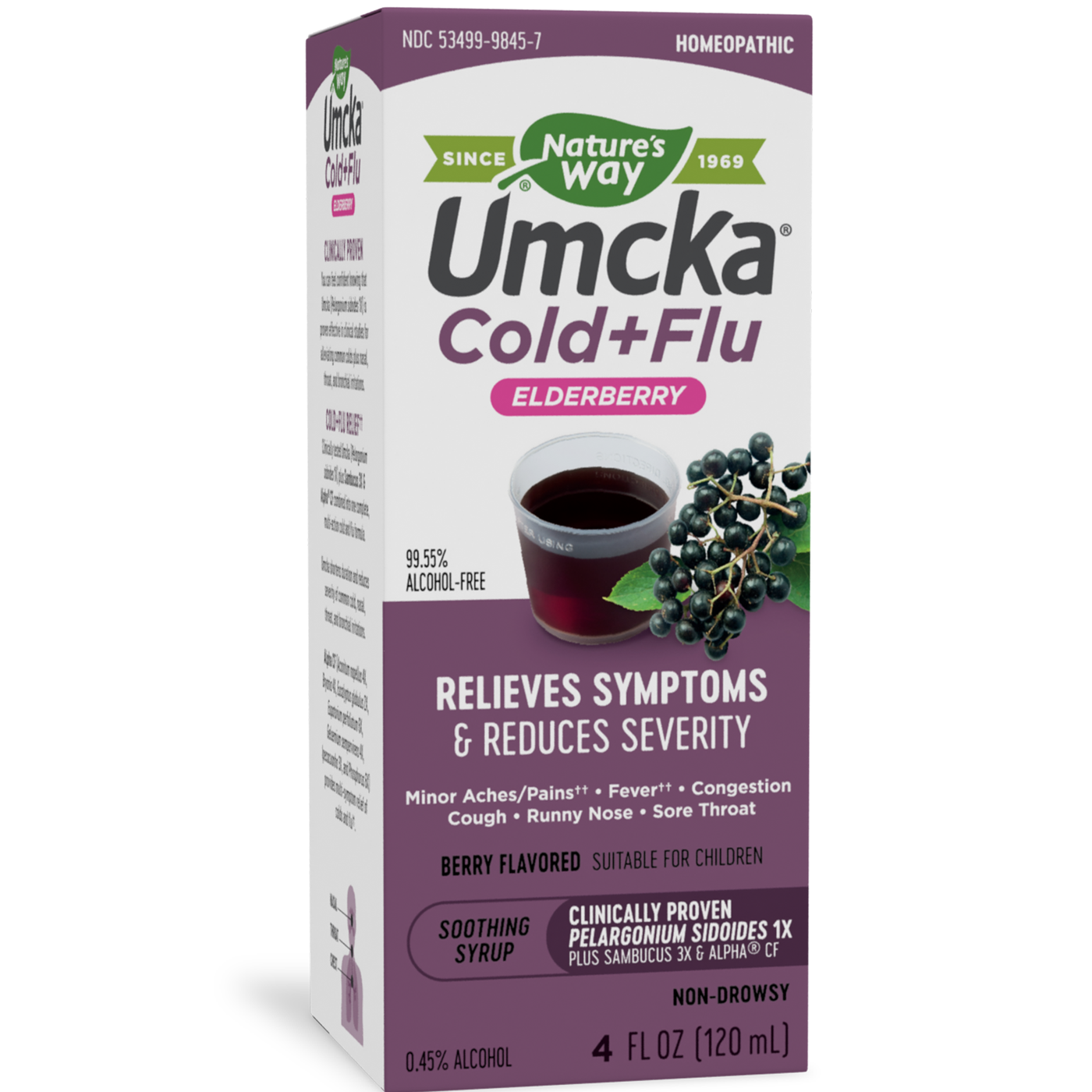Umcka Cold+Flu Elderberry Syrup  Curated Wellness