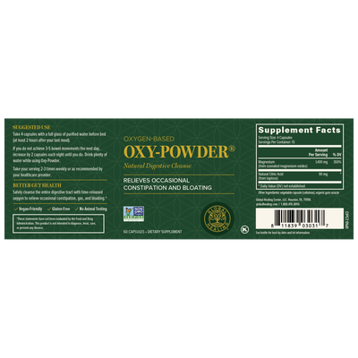 Oxy-Powder 60 capsules Curated Wellness