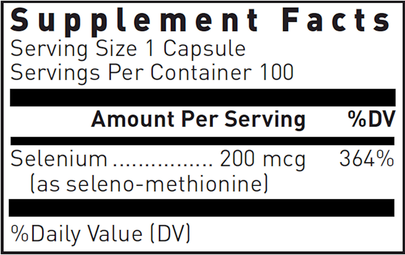 Seleno-Methionine 200 mcg  Curated Wellness