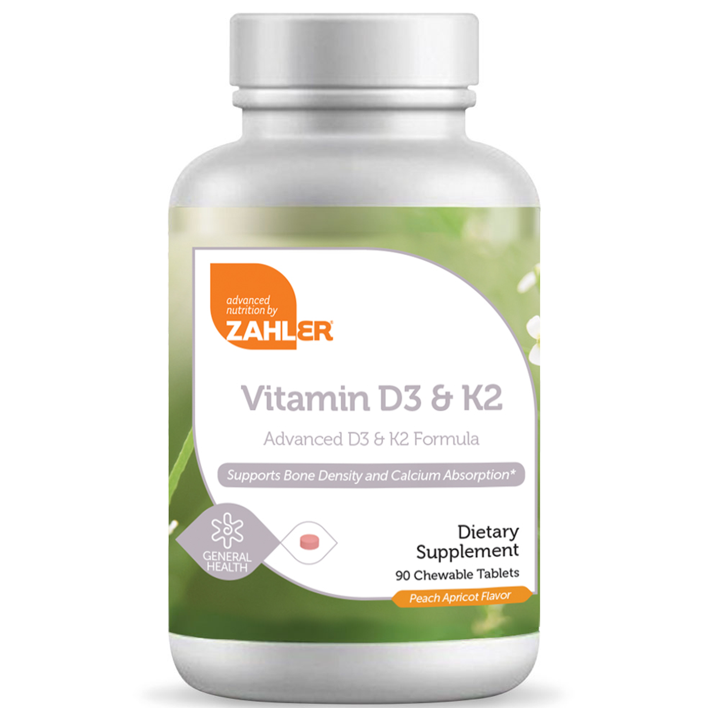 Vitamin D3 & K2 Chewable 90 tabs Curated Wellness