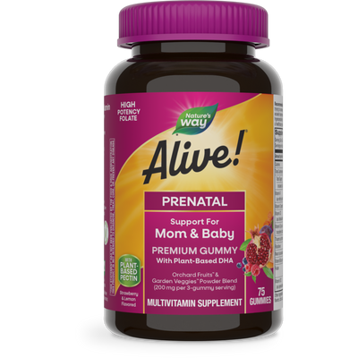 Alive! Prenatal Gummy 75 gummies Curated Wellness