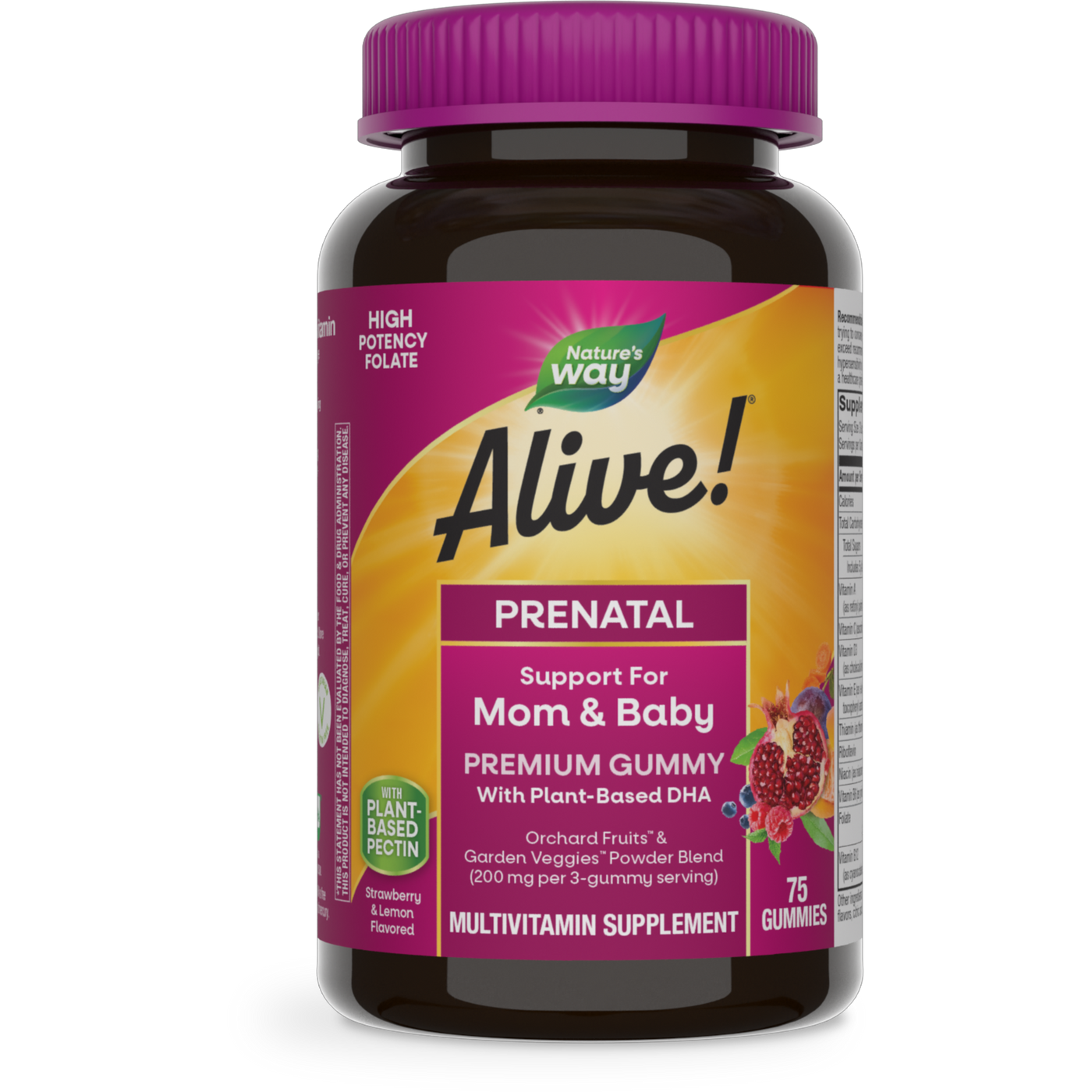 Alive! Prenatal Gummy 75 gummies Curated Wellness