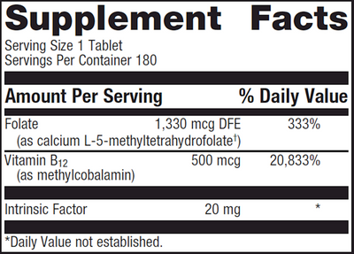 Intrinsi B12/Folate  Curated Wellness