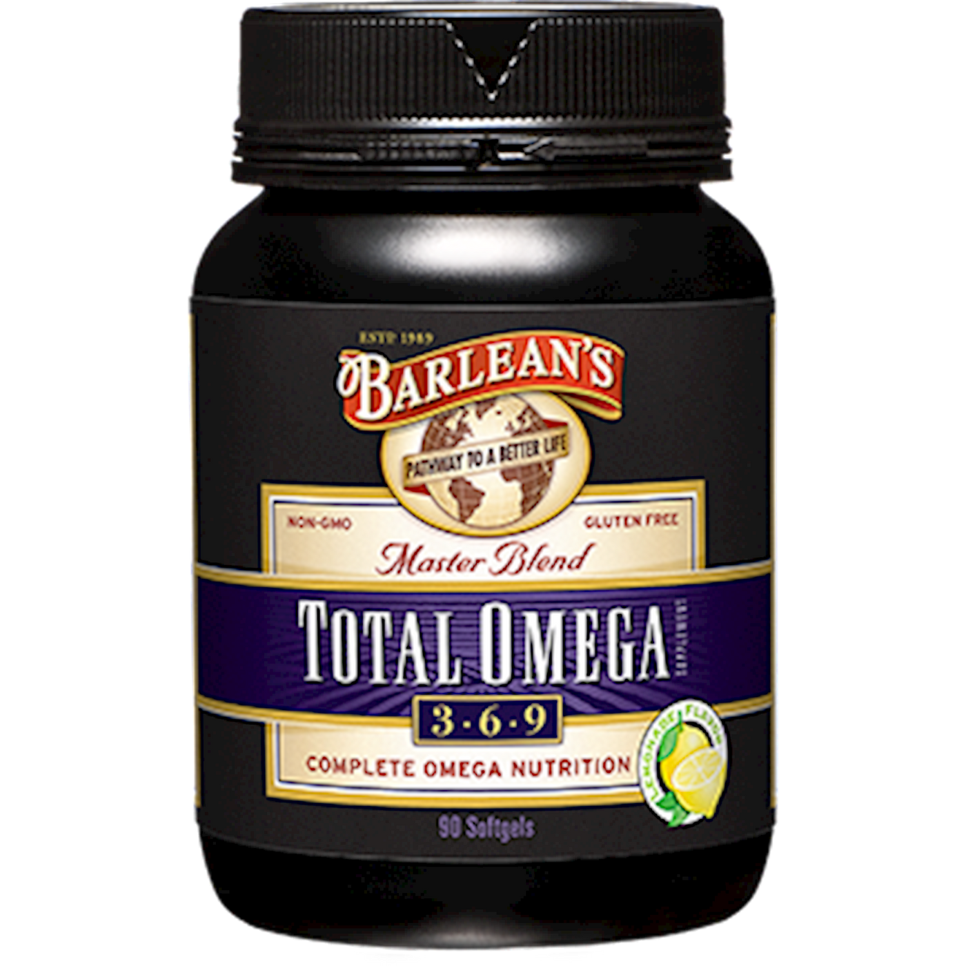 Total Omega Lemonade 1000 mg 90 gels Curated Wellness