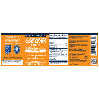 Norwegian • Cod Liver Oil + 4.23 fl oz Curated Wellness