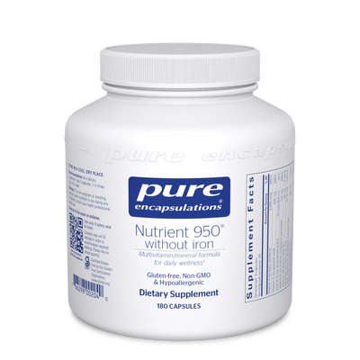 Nutrient 950 w/o Iron 180 vcaps Curated Wellness