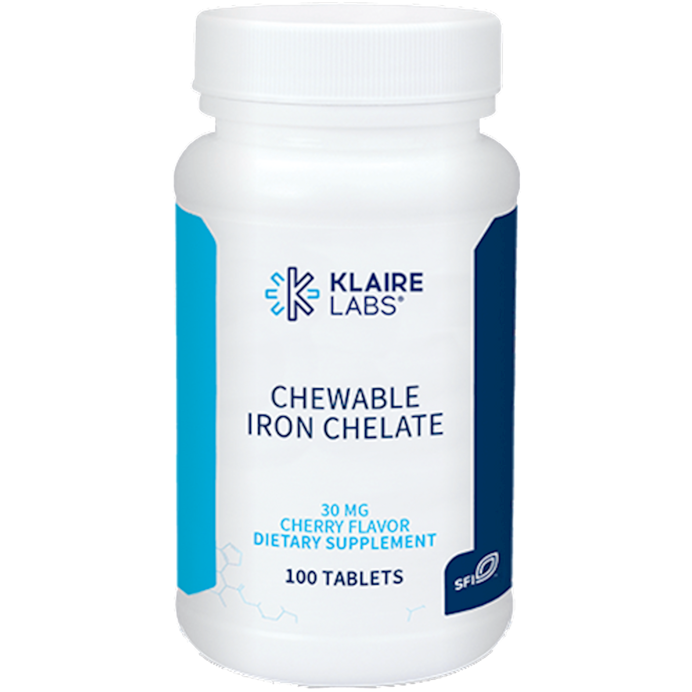 Chewable Iron Chelate 100 tabs Curated Wellness