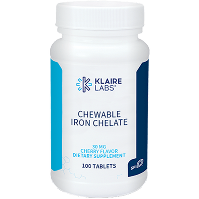 Chewable Iron Chelate 100 tabs Curated Wellness