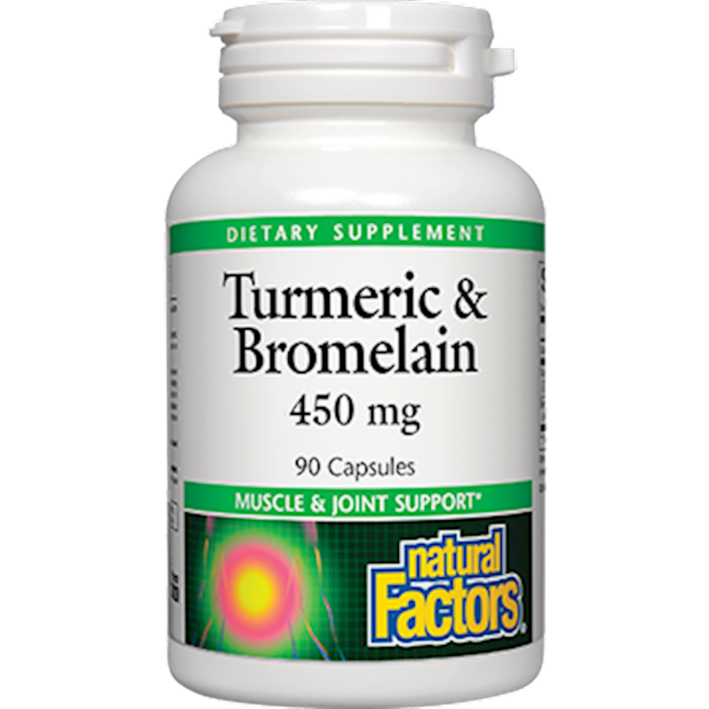 Turmeric & Bromelain 450 mg  Curated Wellness