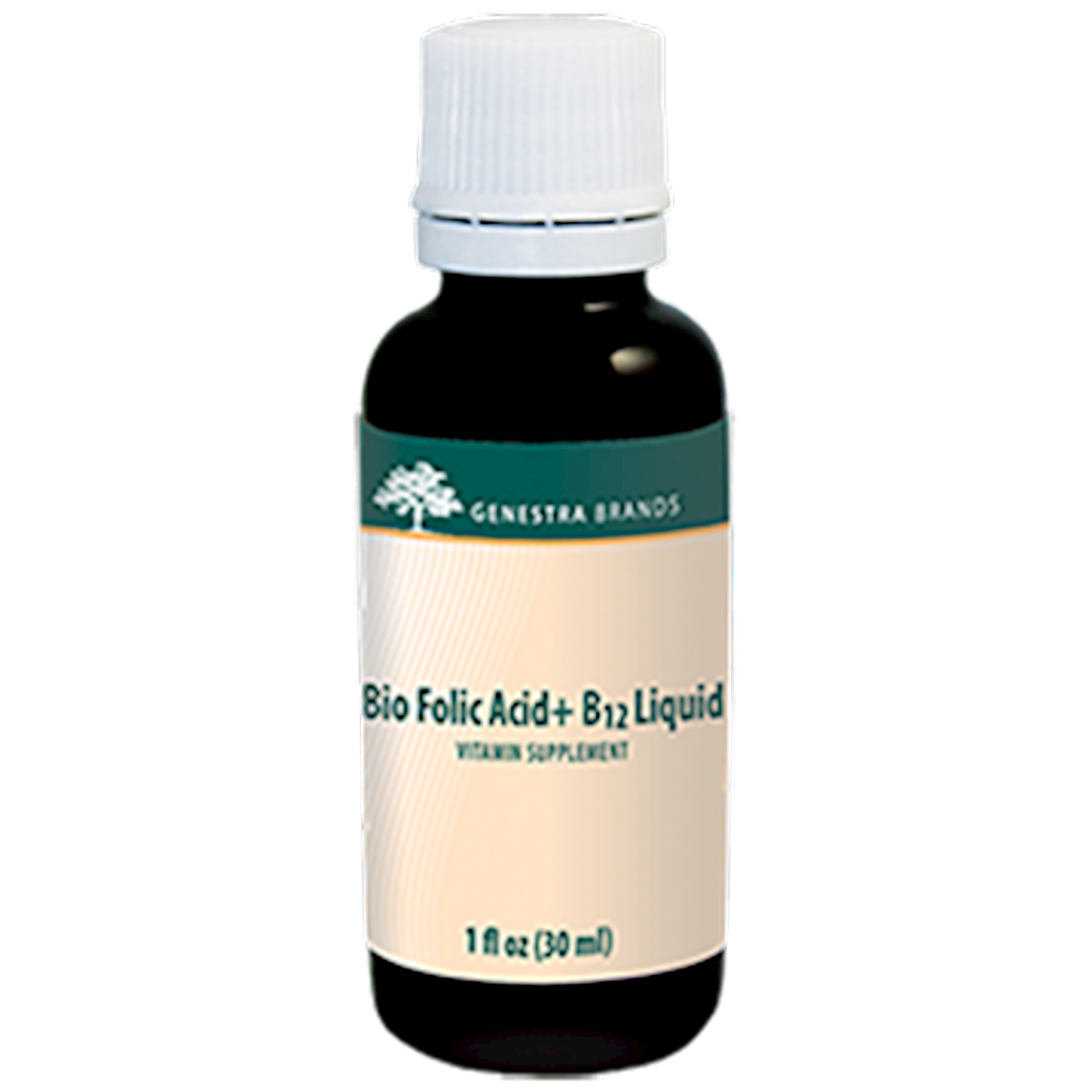 Bio Folic Acid + B12 Liquid 1 fl oz Curated Wellness