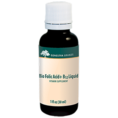 Bio Folic Acid + B12 Liquid 1 fl oz Curated Wellness